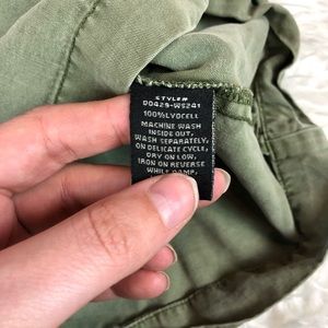 Sanctuary Dresses - Sanctuary Army Green Button Down Dress Sanctuary Dresses - Sanctuary Army Green Button Down Dress